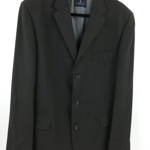 Kenneth Cole Reaction Men’s black pinstripe suit j